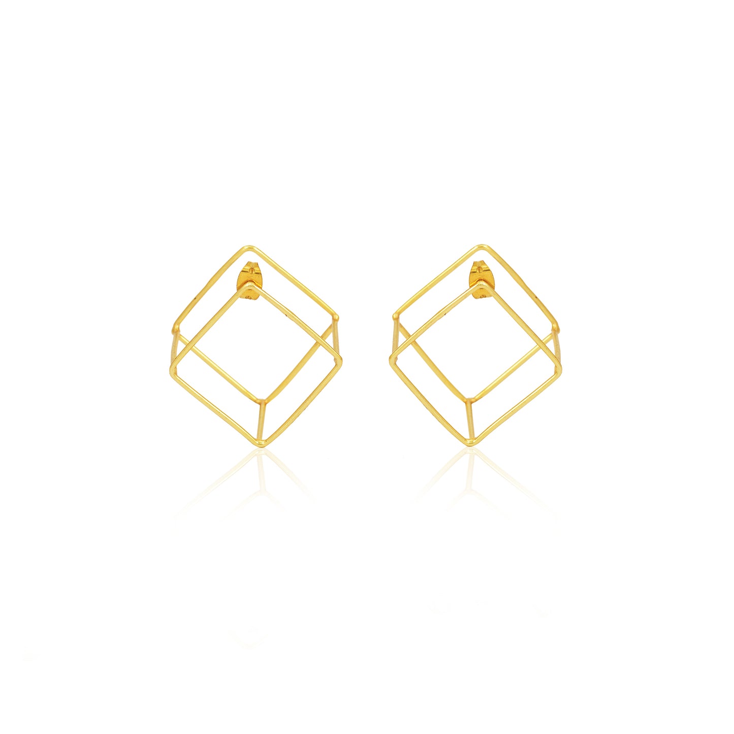 Cubical Hoops - Earrings