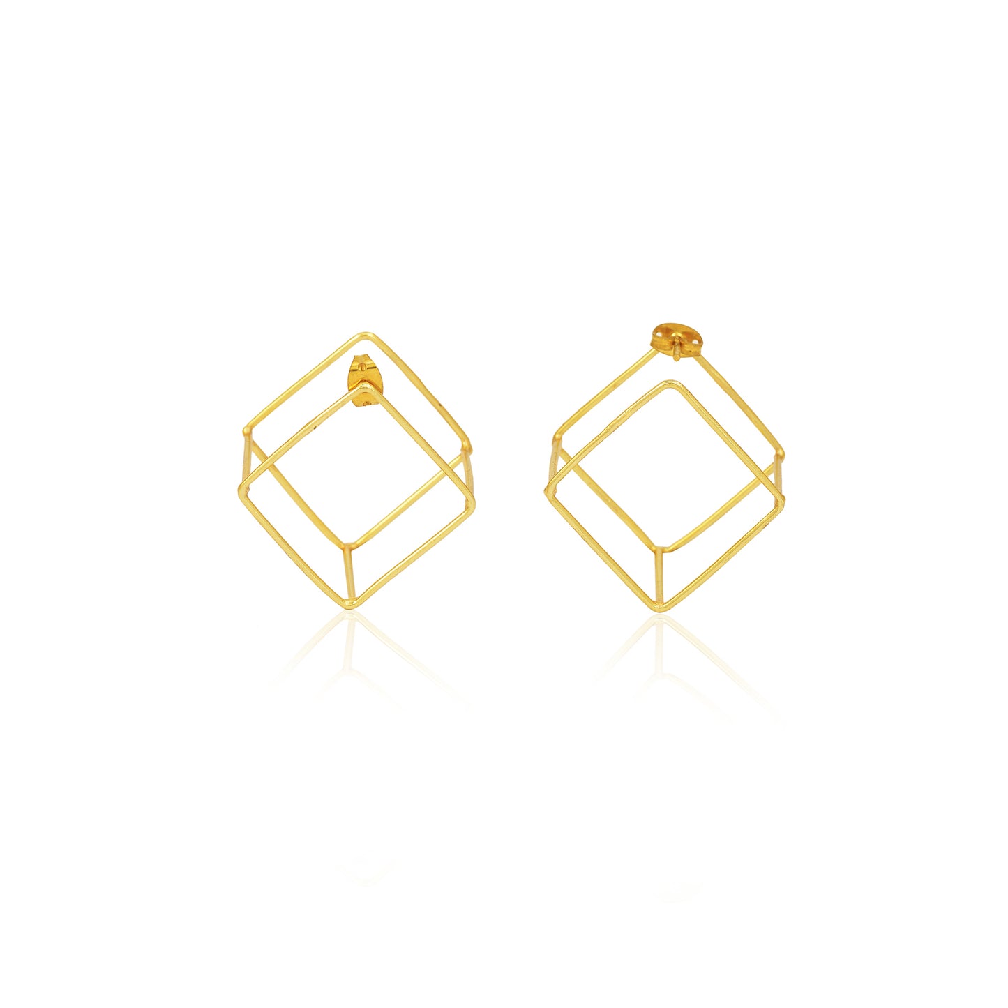 Cubical Hoops - Earrings