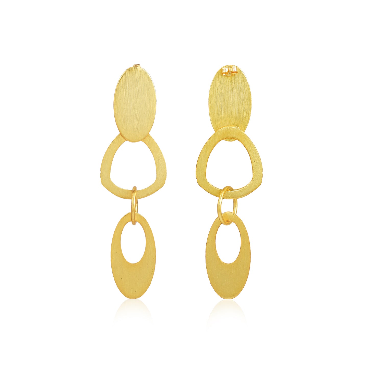 Gilded Dangles - Earrings