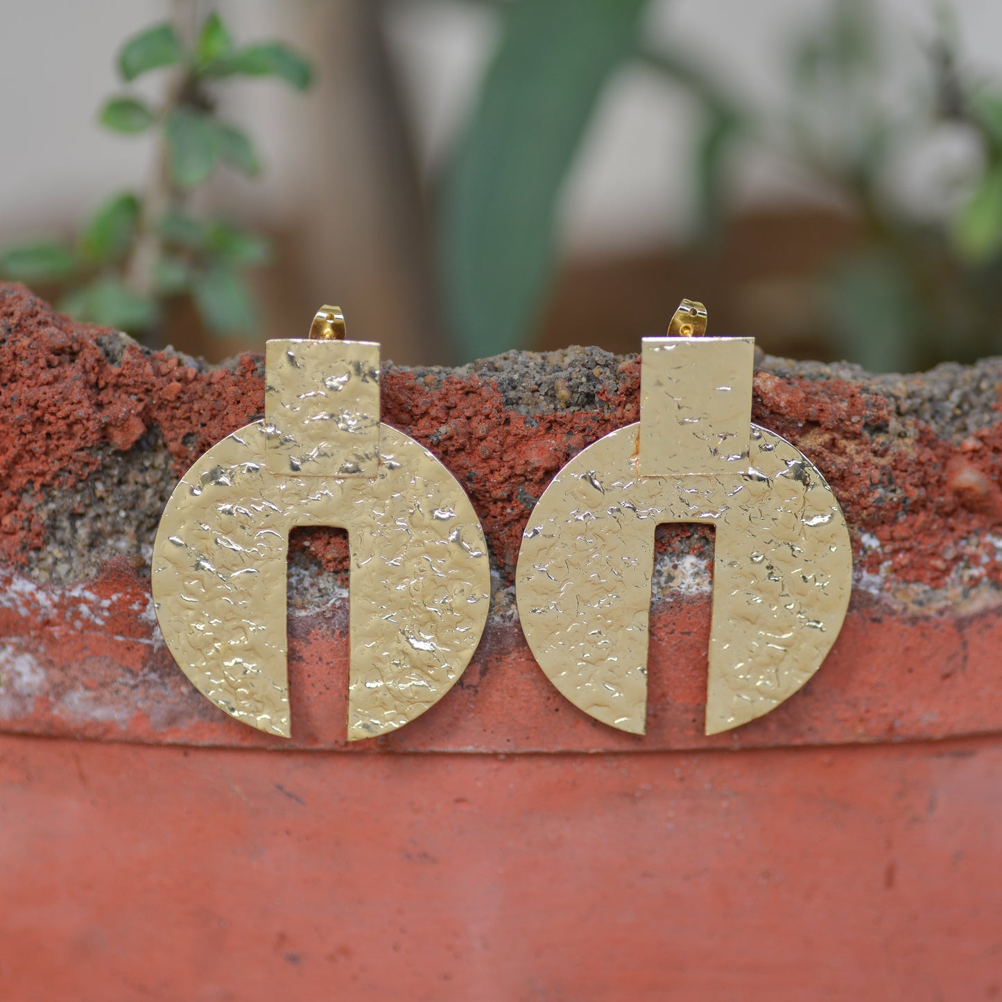 Inscription Stud - Earrings