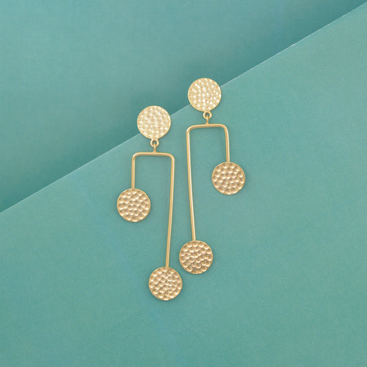 Textured Drops - Earrings